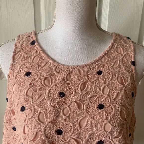 Ann Taylor Flared Knit Floral Top - Picture 2 of 11